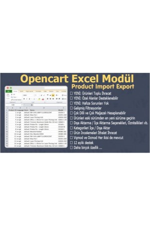 Excel İmport-Export Modül
