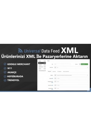 Google Merchant N11 Trendyol Hepsiburada Akakçe XML