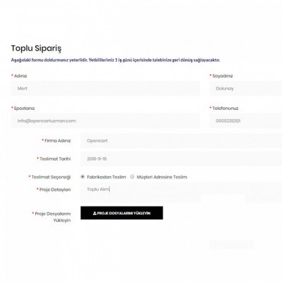Opencart Form Oluşturma Modülü