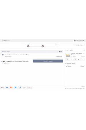 Opencart Ajax Tek Sayfa Ödeme v2
