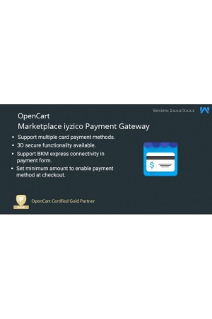 OpenCart Multi Vendor iyzico Payment Gateway