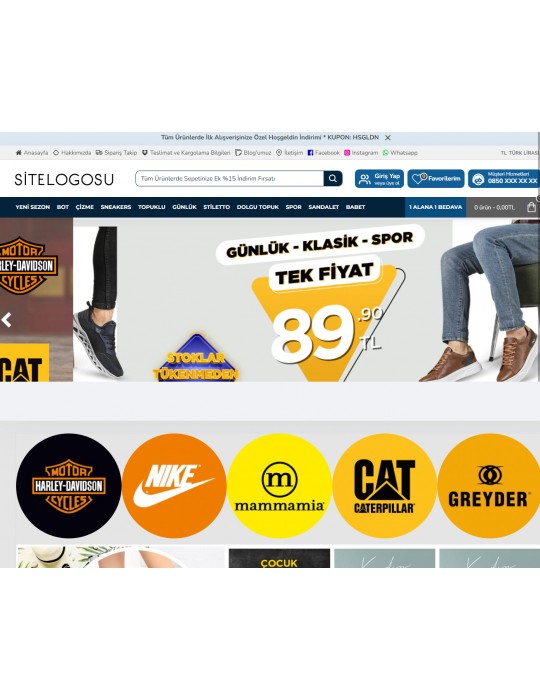 Opencart Journal Ayakkabi Full