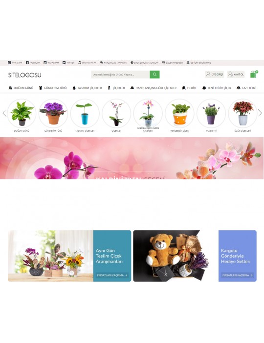 Opencart Journal Çiçekçi Full