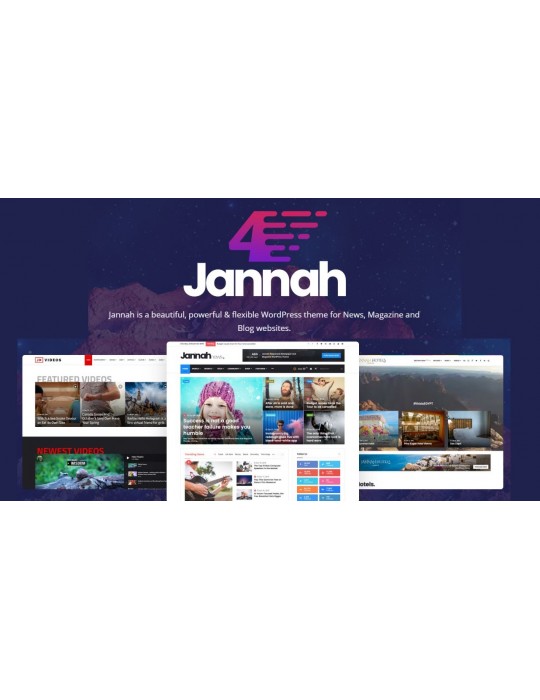 Jannah News 5 Profesyonel  - TR Dil Destekli
